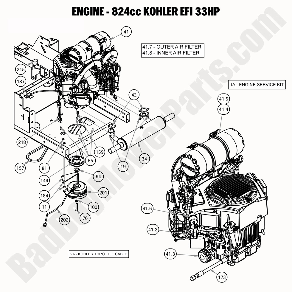 2020 Rogue - Engine - Kohler ECV880 EFI